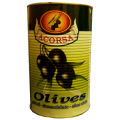 TIN Pitted Black Olives 1x 4.1kg